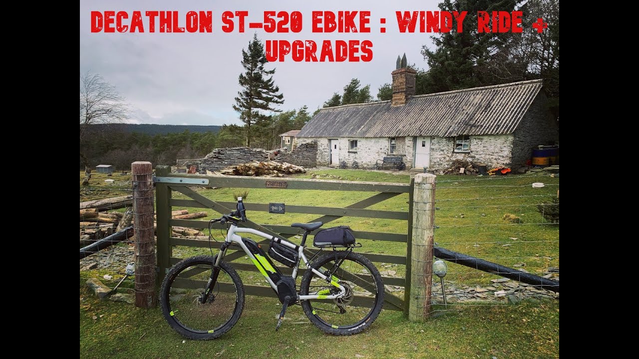 Decathlon ST-520 eBike: Windy Ride + Upgrades