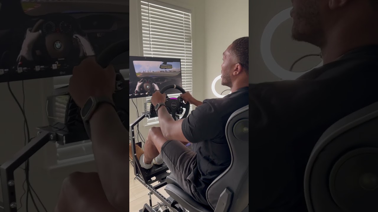Teaching my son how to drive #prestonpatterson #car #racingsim