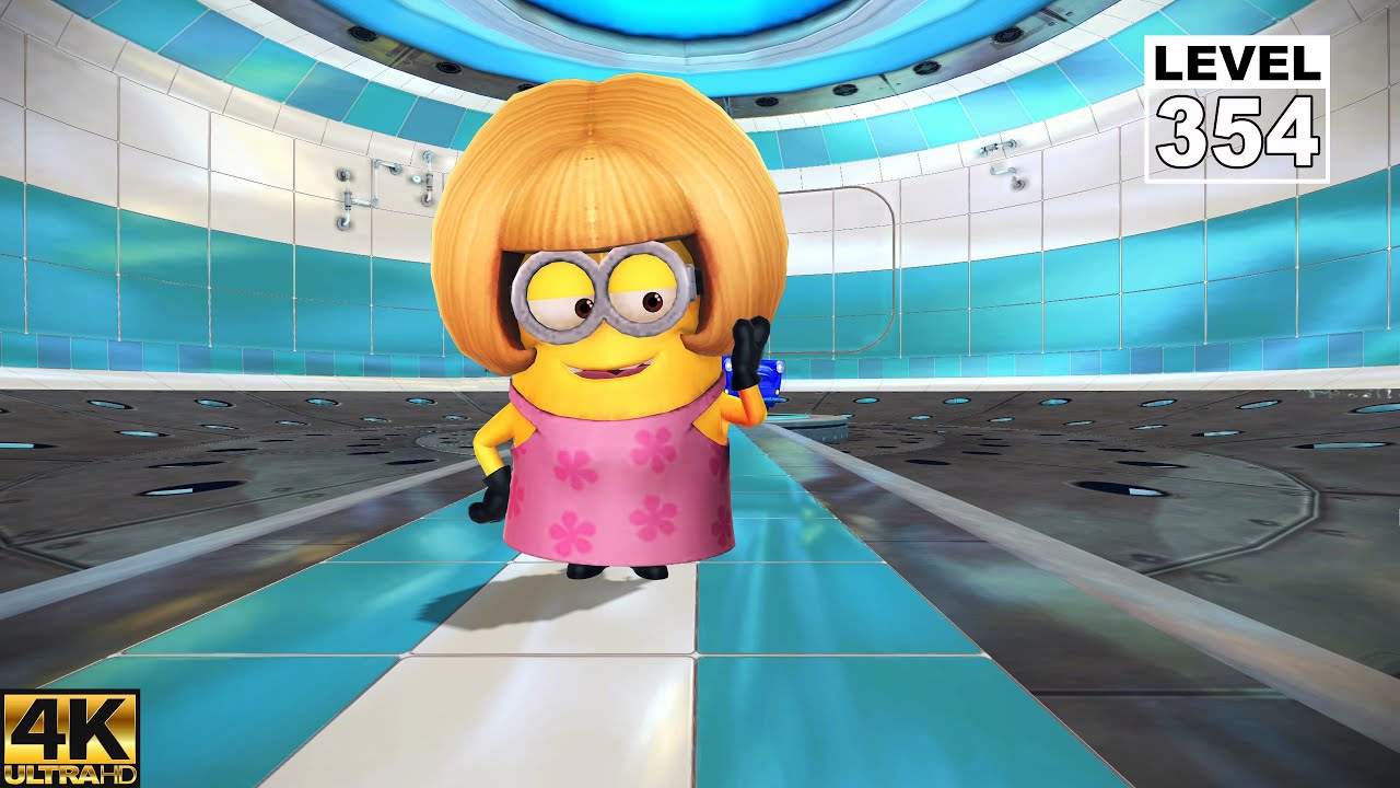 Minion Rush Mom minion collect 600 stars on the Moon at Anti Villain League | Lv.354 Ep.204 | UHD 4K