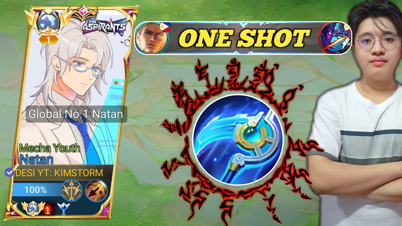 CARA MAIN AGGRESSIVE & PERFECT ONE SHOT BUILD FOR NATAN🔥