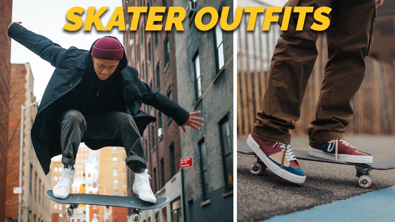 3 SKATER OUTFITS | Skate Fashion Lookbook