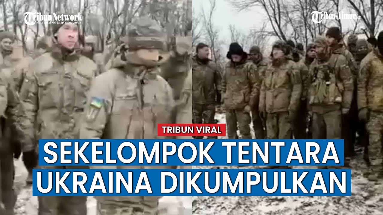 Sekelompok Tentara Ukraina Berkumpul, Ini Perintah Komandannya