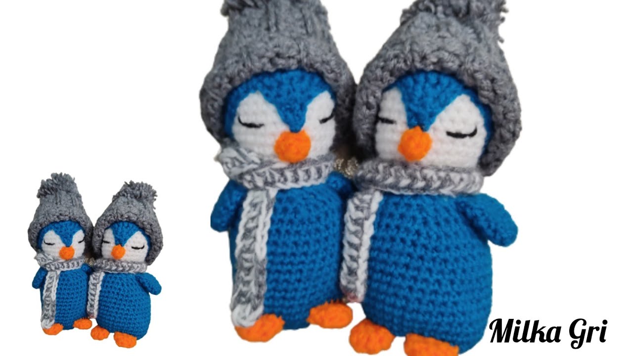 Amigurumi Πιγκουίνος στα ελληνικά - amigurumi Penguin - Μέρος 1