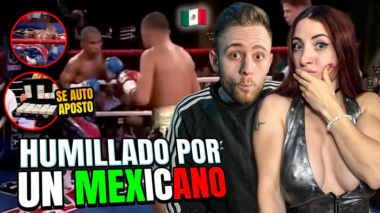 ESPAÑOLES REACCIONAN a BOXEO MEXICANO! | SE AUTO APOSTÓ y EL MEXICANO le DIO en SU MADRE!