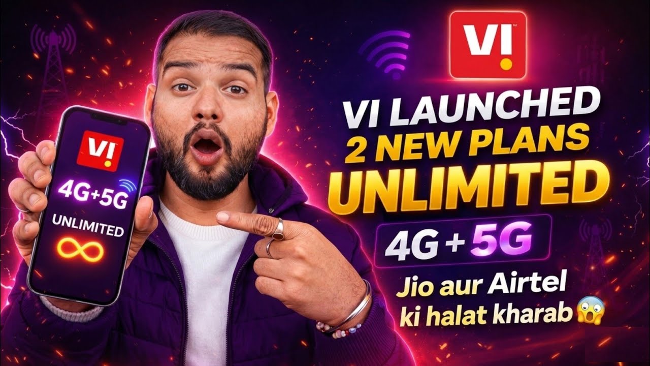 VI ने Launch✅ किए 2 नए 4G+5G Unlimited Plans 😱 | All Circle Full Comparison✅