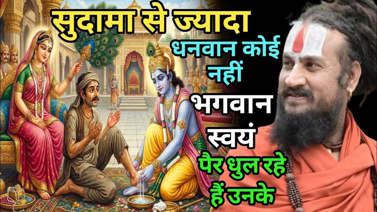 सुदामा को सब गरीब कहते थे जिसके पांव त्रिलोकी नाथ धो रहे थे | vipin Bihari Das Bundeli Bhagwat Katha