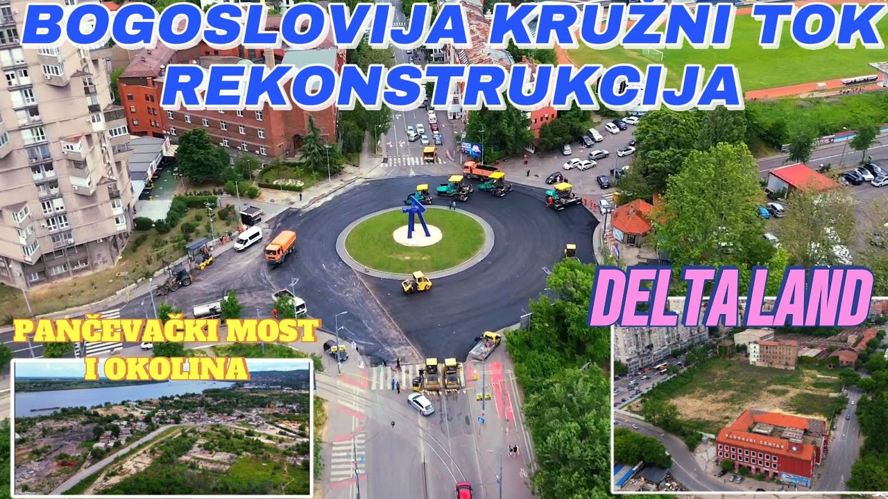 BOGOSLOVIJA REKONSTRUKCIJA KRUŽNOG TOKA,TEREN PROJEKTA DELTA LAND I PANČEVACKOG MOSTA