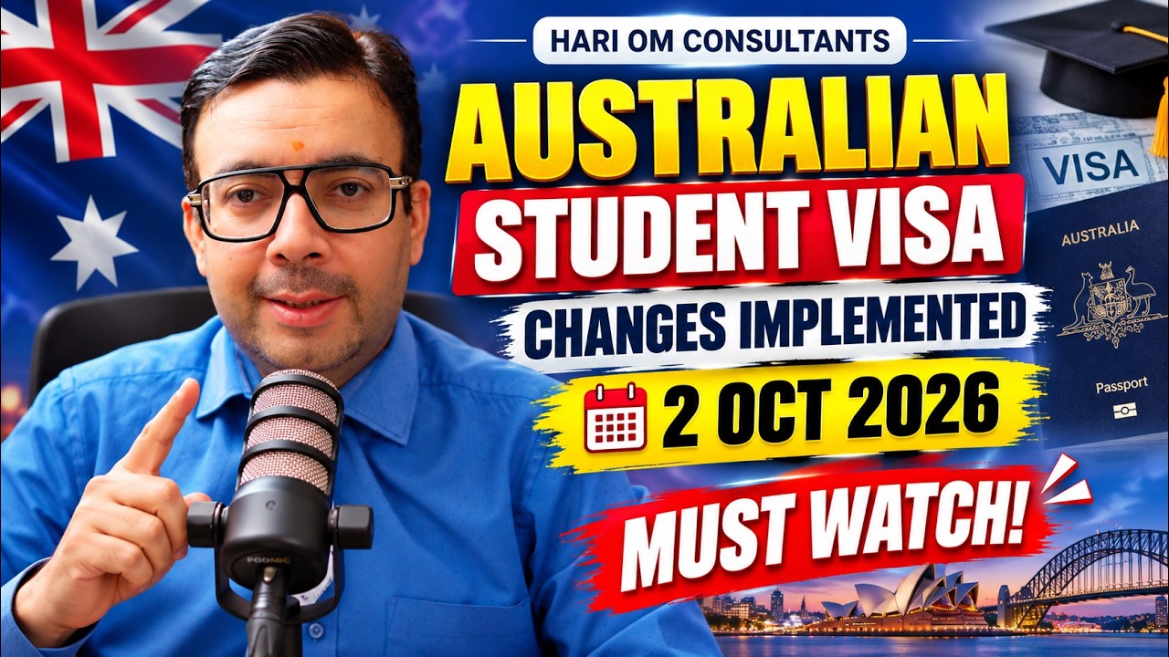 Australian Student Visa Changes from 2 October 2026 | Important Update for Students 🇦🇺