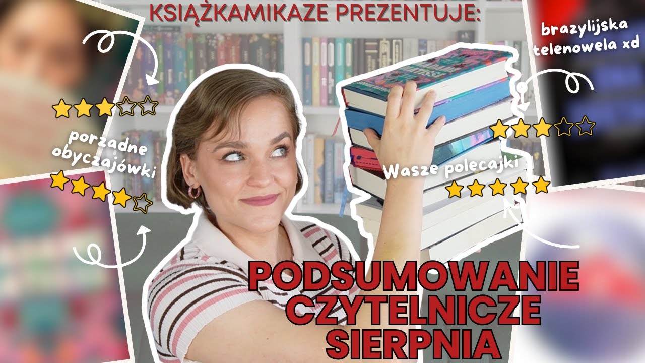 📚 Podsumowanie czytelnicze sierpnia 😎