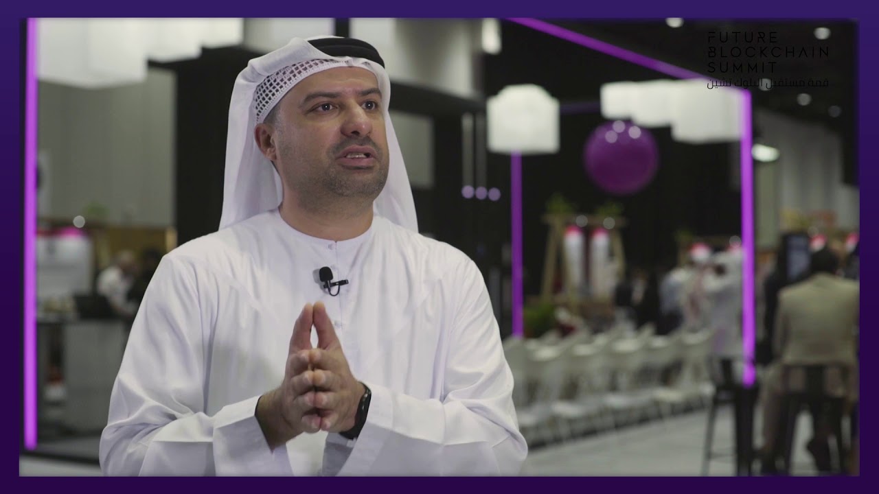 Dr Marwan Alzarouni  from Dubai Blockchain Center