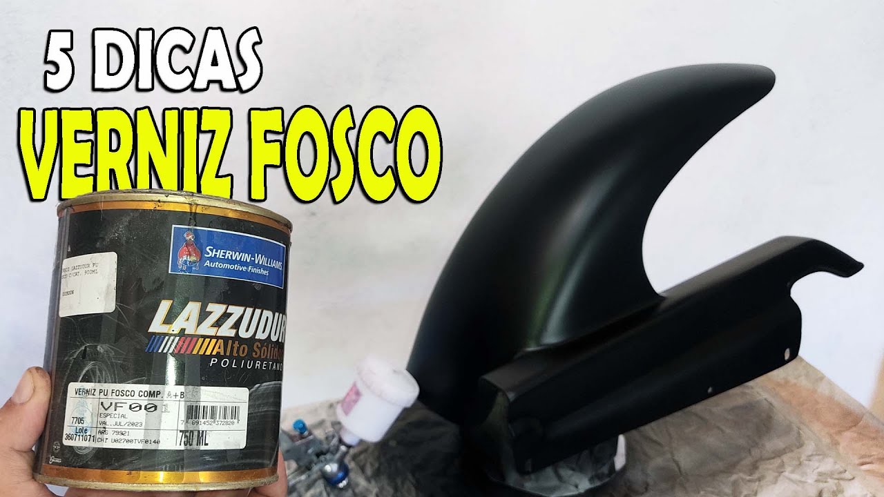 5 dicas Verniz fosco