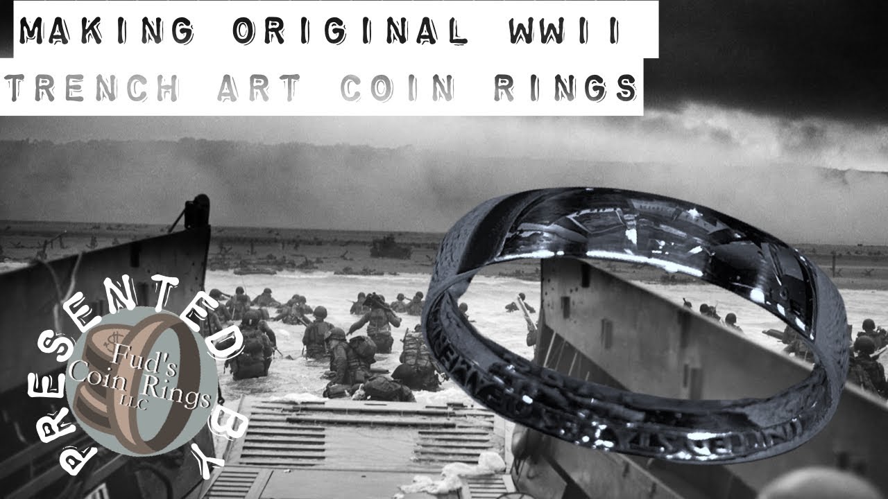 How to Make WWII Trench Art Rings out of Coins | Fud’s Coin Rings