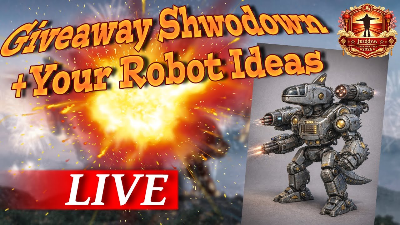 Giveaway Showdown + Your Robot Ideas - War Robots