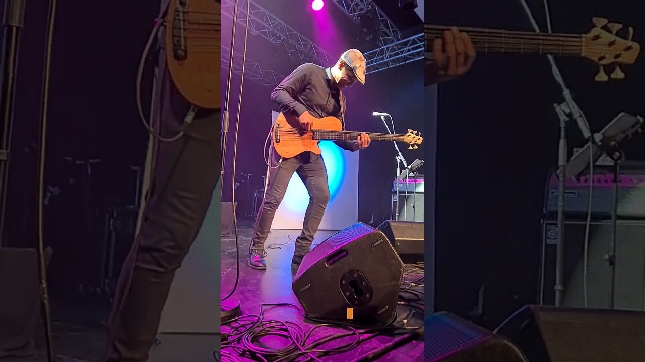 Solo Basse Mike Clinton lors du concert de Greg Zlap