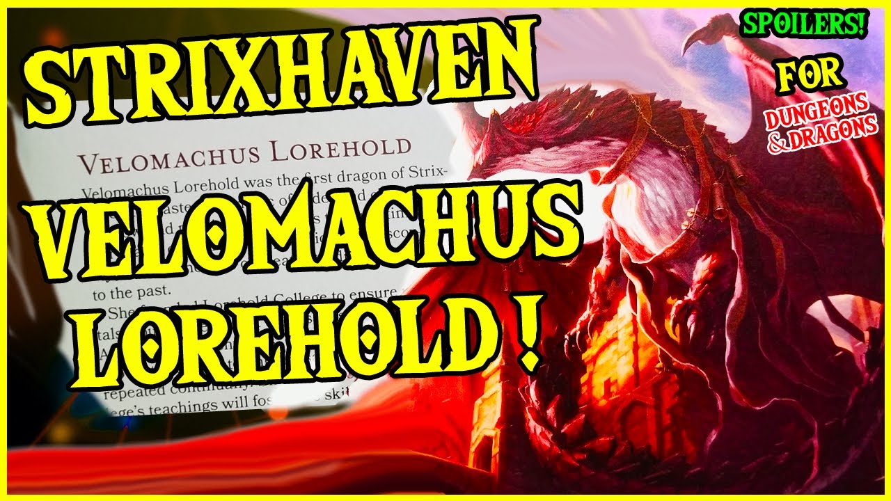 Velomachus Lorehold from Strixhaven A Curriculum of Chaos for Dungeons and Dragons