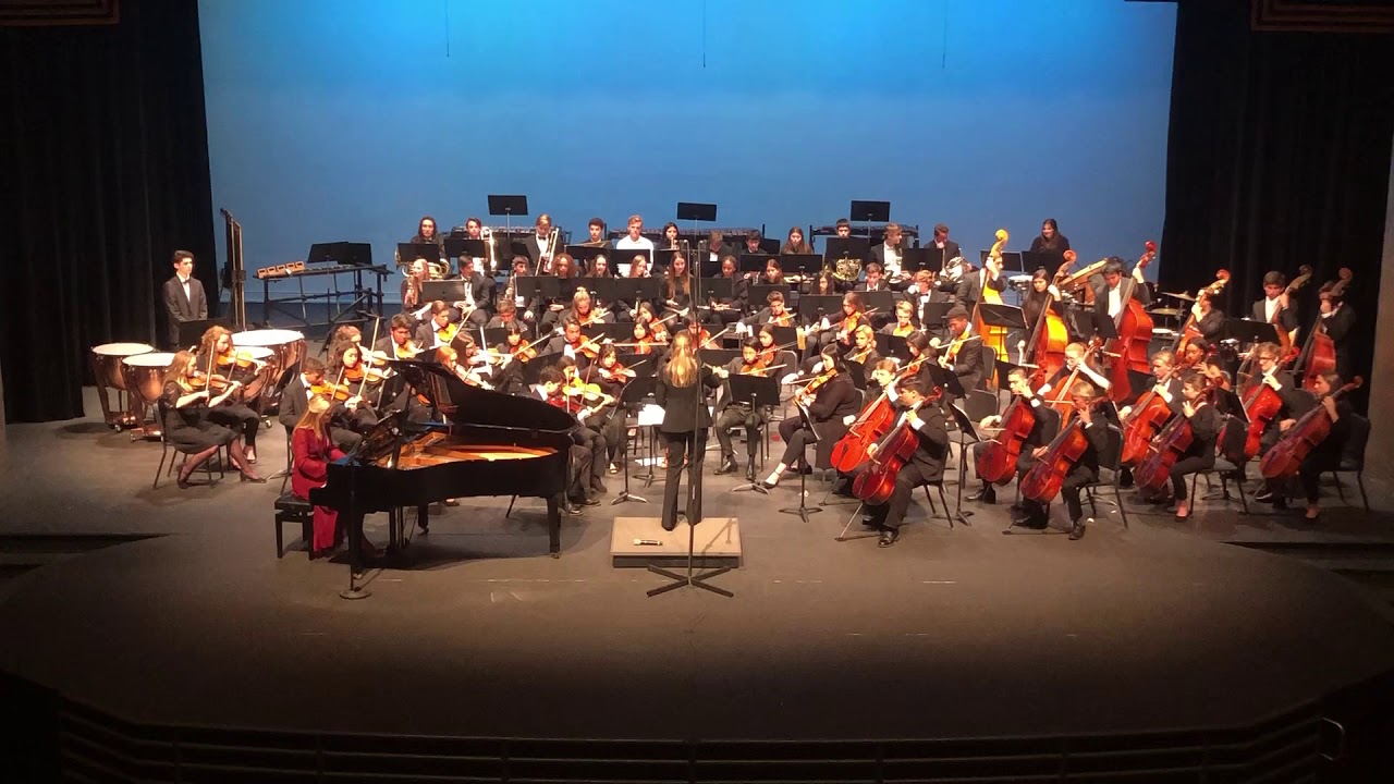 Grieg Piano Concerto in A minor - Grace Ellis and Wilson High School Symphony Orchestra