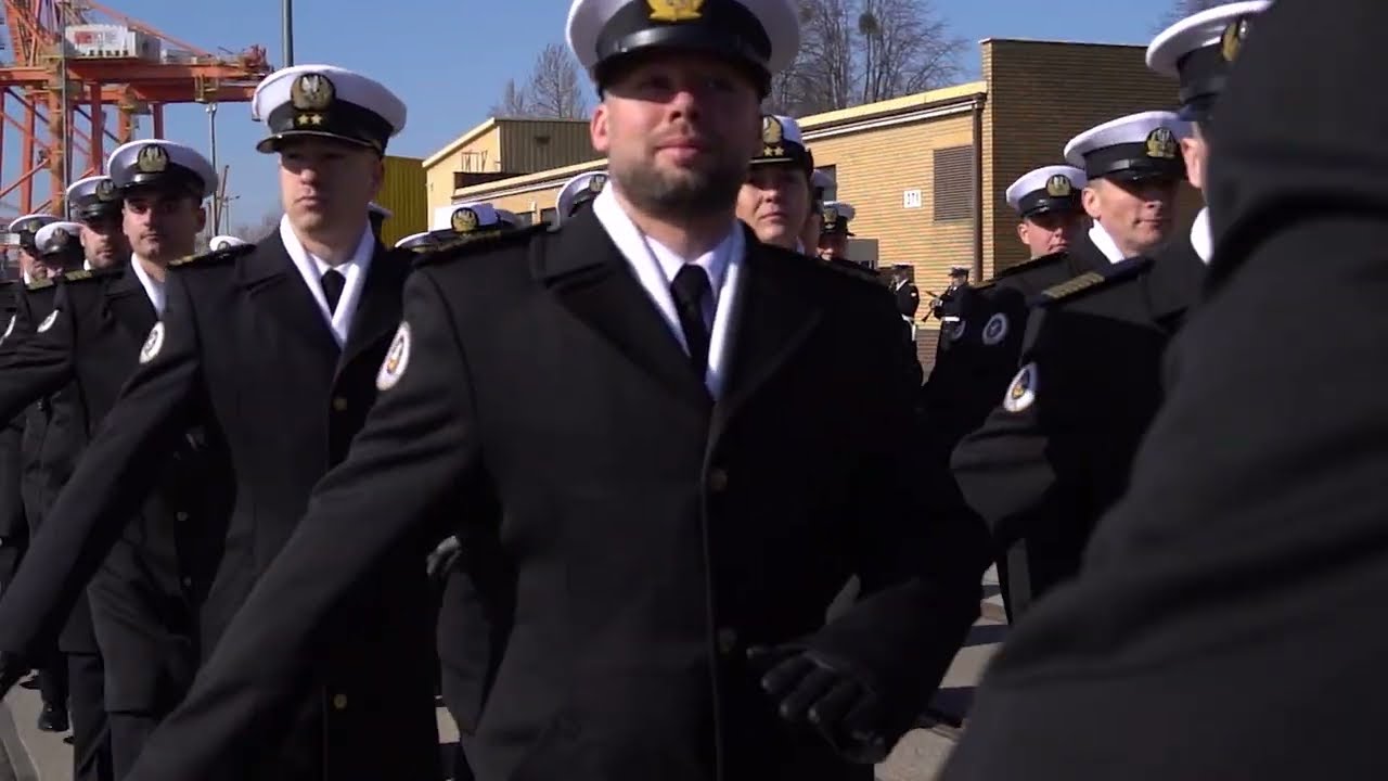 Ostatnie opuszczenie Bandery Wojennej na ORP Gopło 13.03.2026