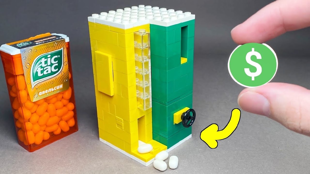 Как сделать Tic Tac Конфетницу с Сейфом из ЛЕГО