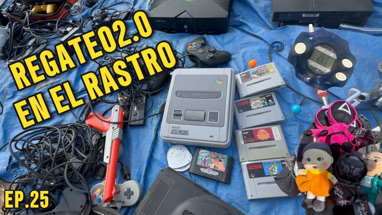 REGATEO en el RASTRO. DIGIVICE, CONSOLAS, RELOJES,Juguetes Vintage...EP.25