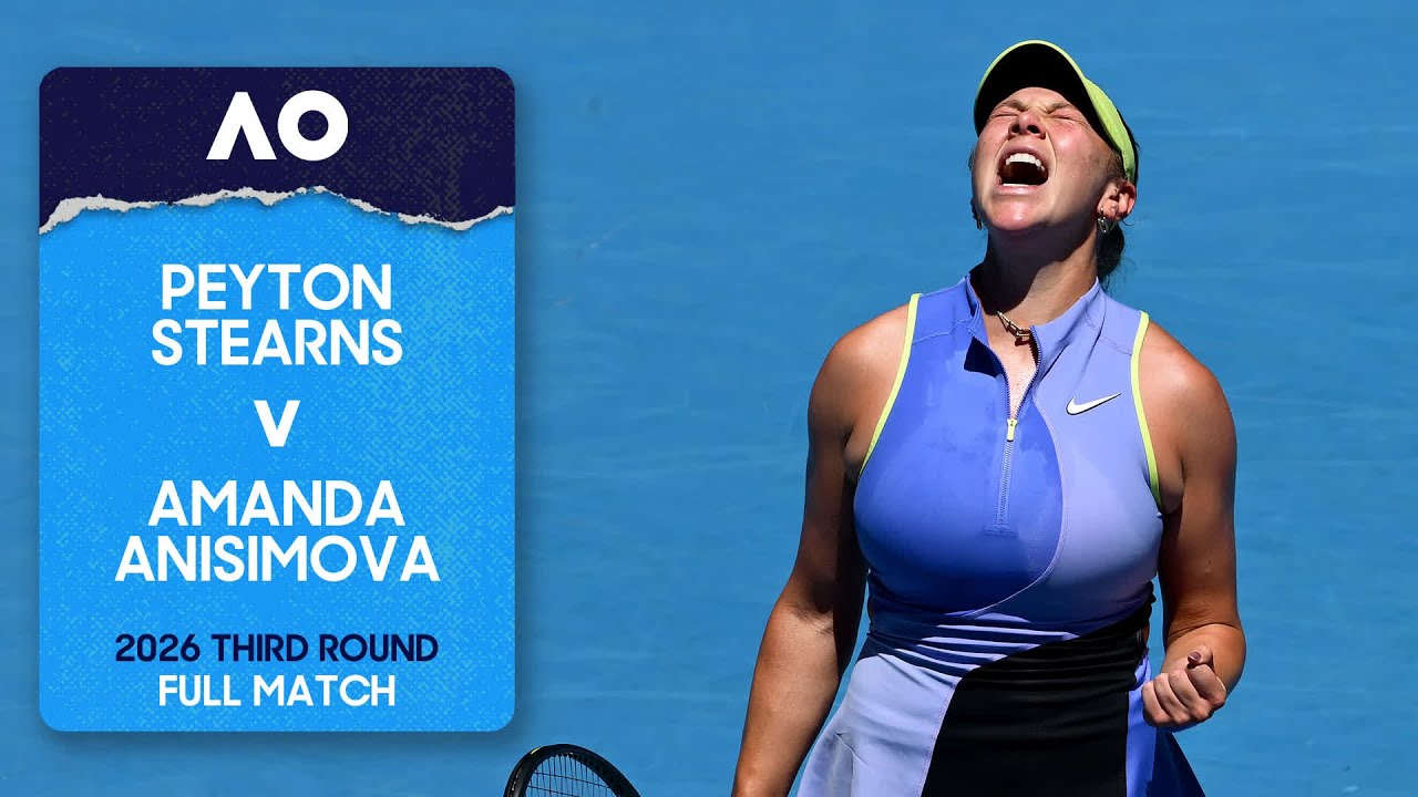 Peyton Stearns v Amanda Anisimova Full Match | Australian Open 2026 Third Round