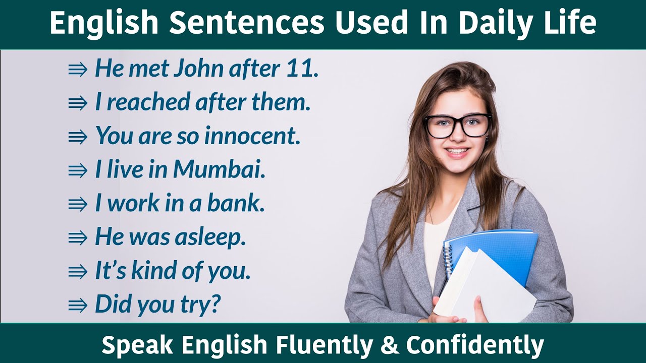 English Sentences Used In Daily Life || 50 Daily use English sentences || English Speaking Practice
