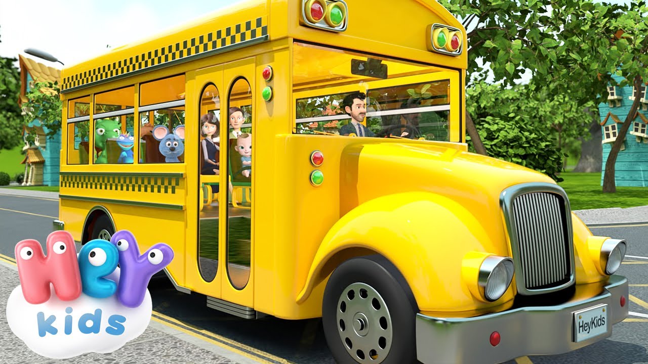 Les roues de l'autobus 🚌  Chanson bébé  en français + 26 minutes | HeyKids