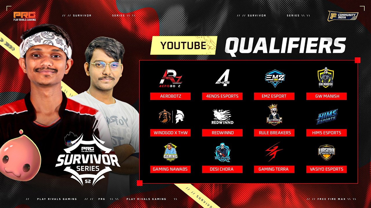 PRG Survivor Series S2 | Yt Qualifiers Ft. @vasiyocrj7 @GW_MANISH @DESICHHORAYT