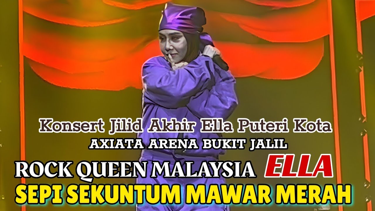 Waw.. Penonton Sing Along Nyanyi Ramai² Dgn Ella.. BERLAYAR TAK BERTEPIAN,, Live Konsert Jilid Akhir