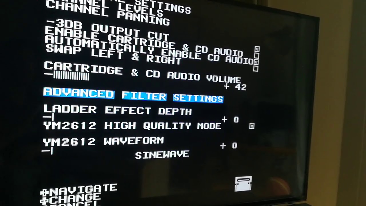 Mega sg best video audio settings / r&eacute;glages