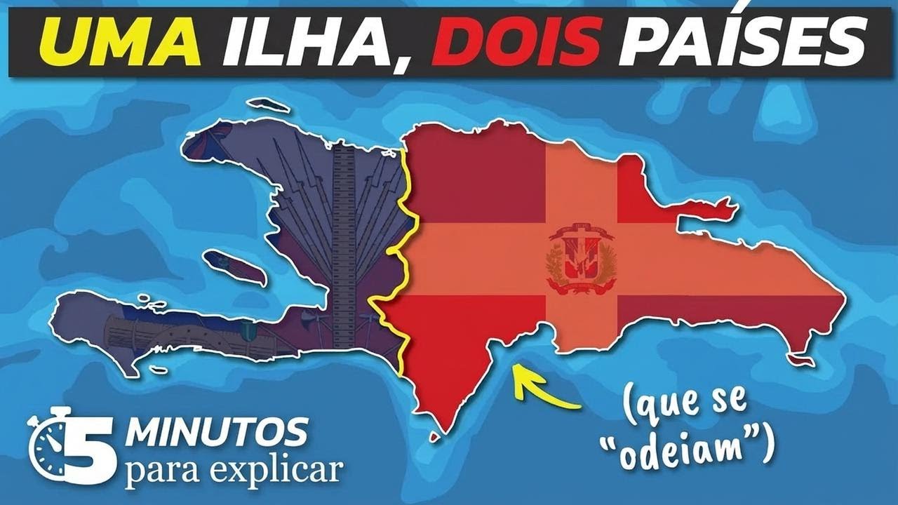 5 minutos pra entender por que Haiti e República Dominicana não se suportam