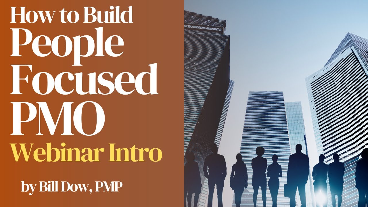 Brand new People Focused PMO Article/Webinar/Tools