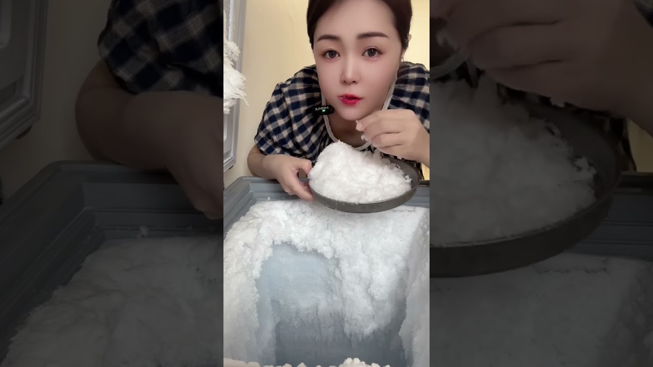 Asmr Freezer Frost Eating