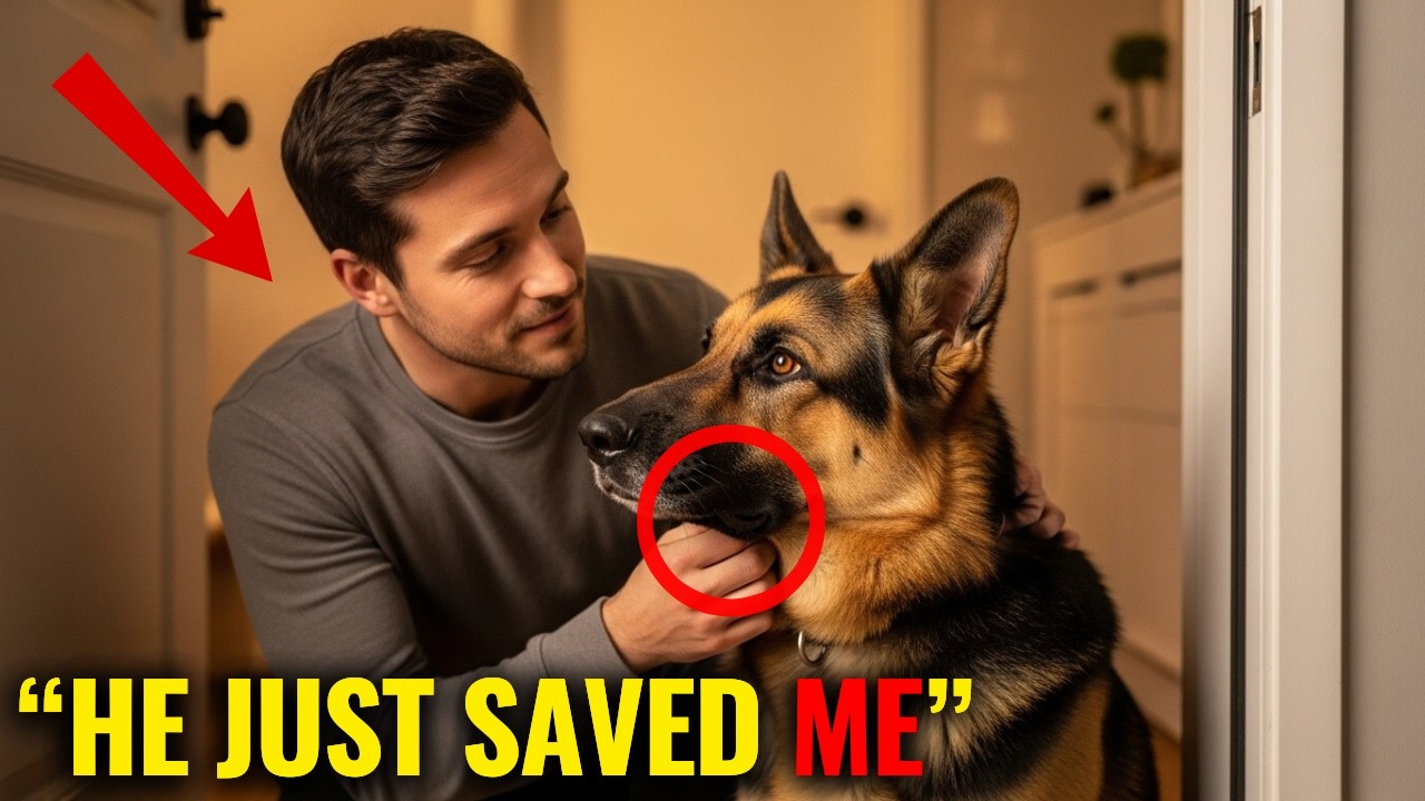 He Yelled at His Dog for Barking — Then Realized the Dog Had Just Saved Him