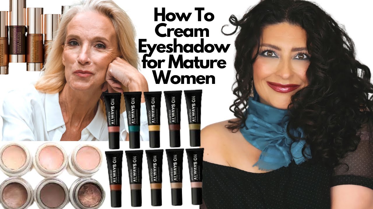 How To Use Cream Eyeshadow for Mature, Hooded, Wrinkly & Crepey Eyes