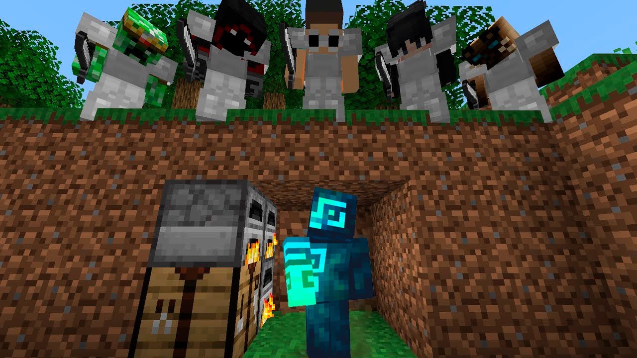Minecraft lekin meni ovlashadi 😲😨😧