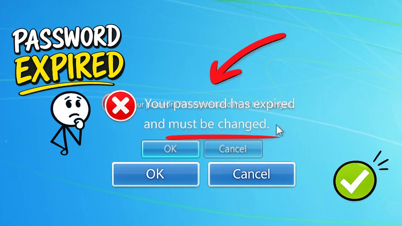 How to Fix Your Password Has Expired and Must Be Updated Error on Windows