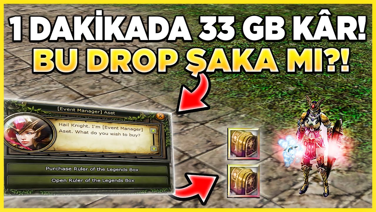 1 DAKİKADA 33 GB KÂR! 🤑🔥 | BU DROP ŞAKA MI?! 😱💎 | Knight Online Zero #40