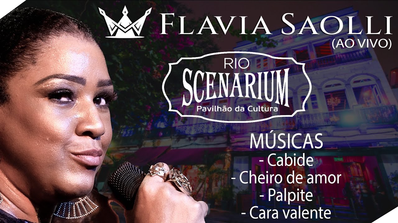 Flavia Saolli ao vivo no @scenariumrio Cantando MPB em samba