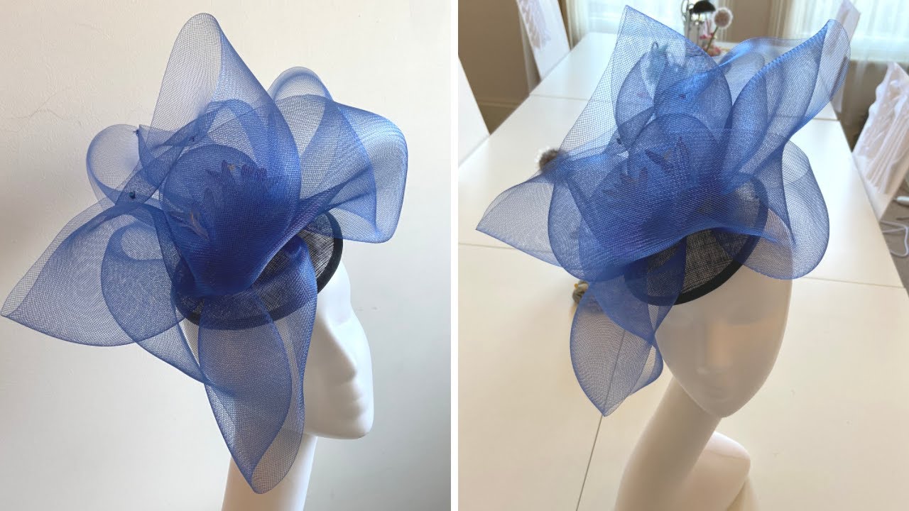 HOW TO USE CRINOLINE IN MILLINERY | DIY Crinoline Fascinator Tutorial | Didsbury Art Studio