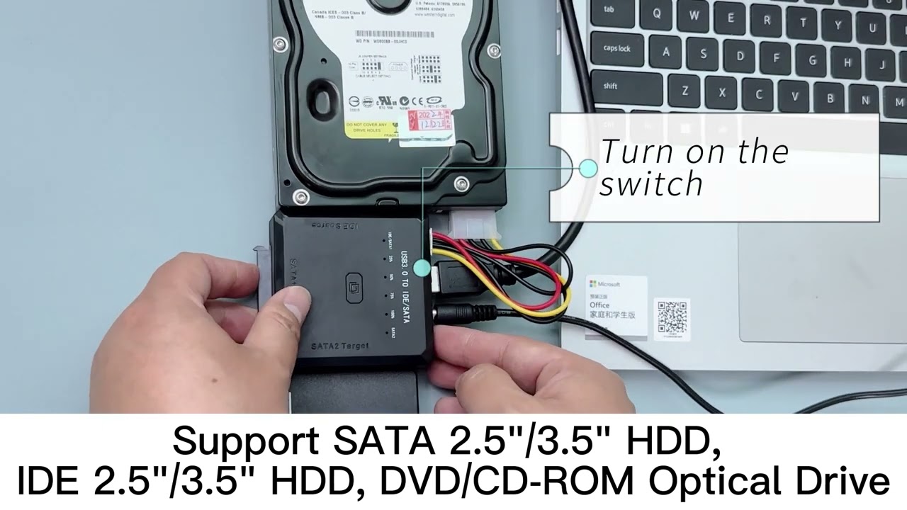 how to | IDE  SATA to USB Adapter | Data Recover