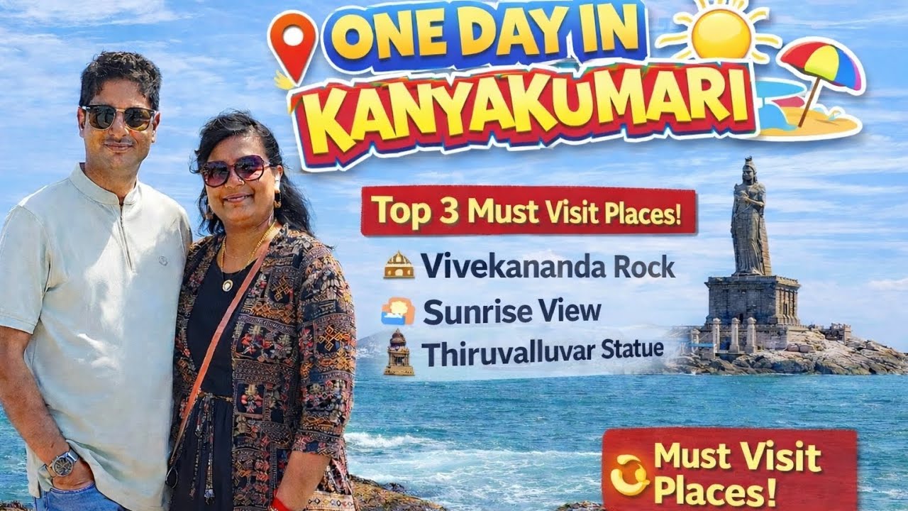 Exploring Kanyakumari 🛕 | Vivekananda Rock & SunriseView 🌇