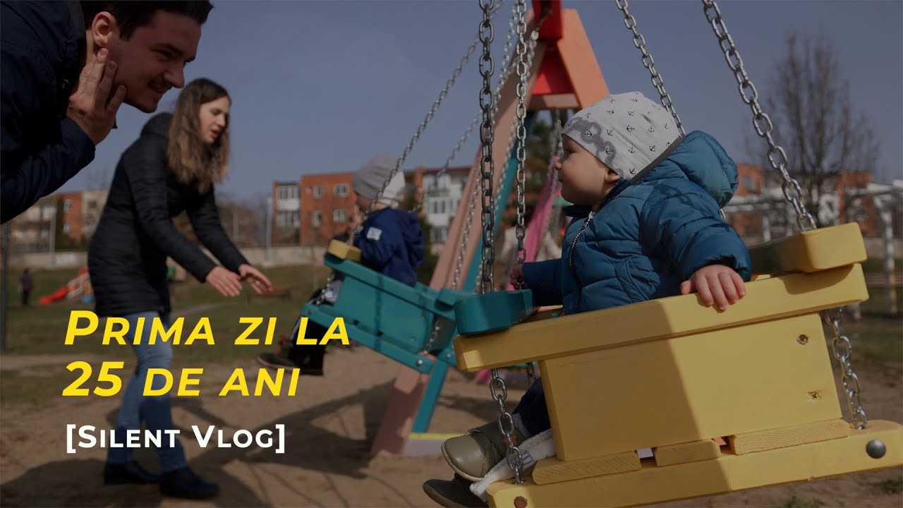 Prima zi la 25 de ani - Cafea, Parc și Bucuria de a fi copil [Silent Vlog] - 4K