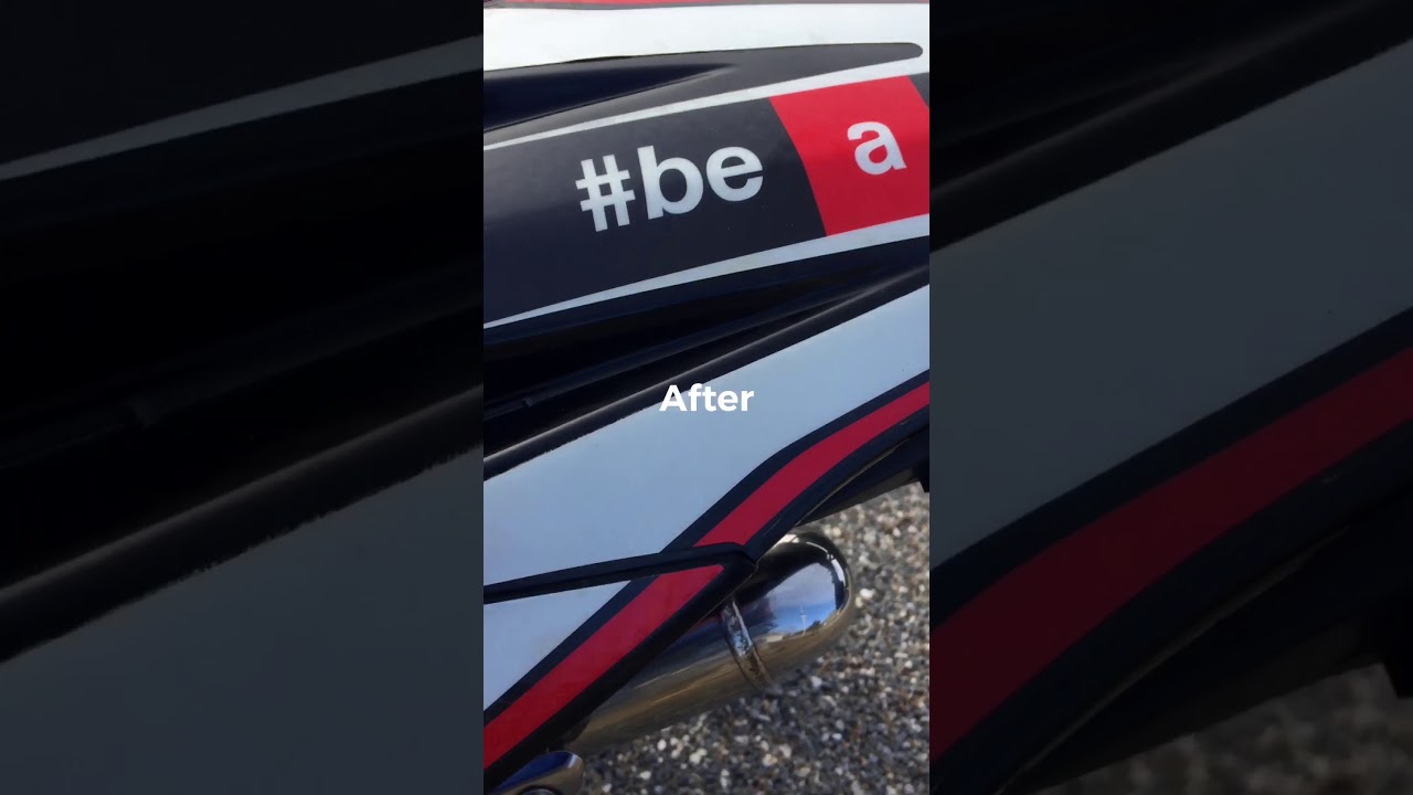 Aprilia SX 50 sport air filter before and after