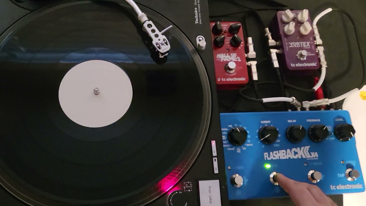 Looping vinyl with a TC Flashback 2 x4