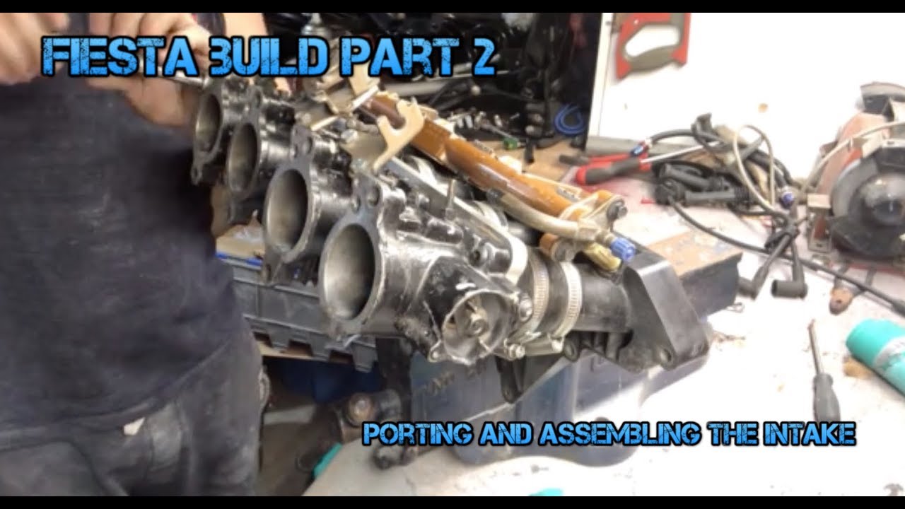 Mk1 Fiesta build part 2. Porting the intake manifold BODGETASTIC PORTING TOOLS AND LOTS OF SWEAT!