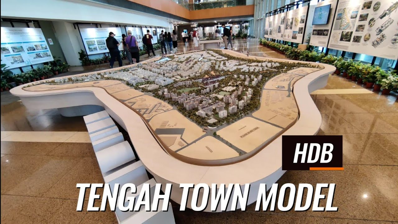 Tengah HDB Town Model @ HDB Hub • Singapore
