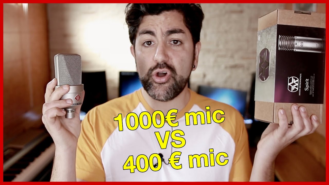&euro;1000 mic VS  &euro;400 mic: &iexcl;COMPARACI&Oacute;N REAL! - Aston Spirit vs Neumann TLM 103 - Abel Jazz