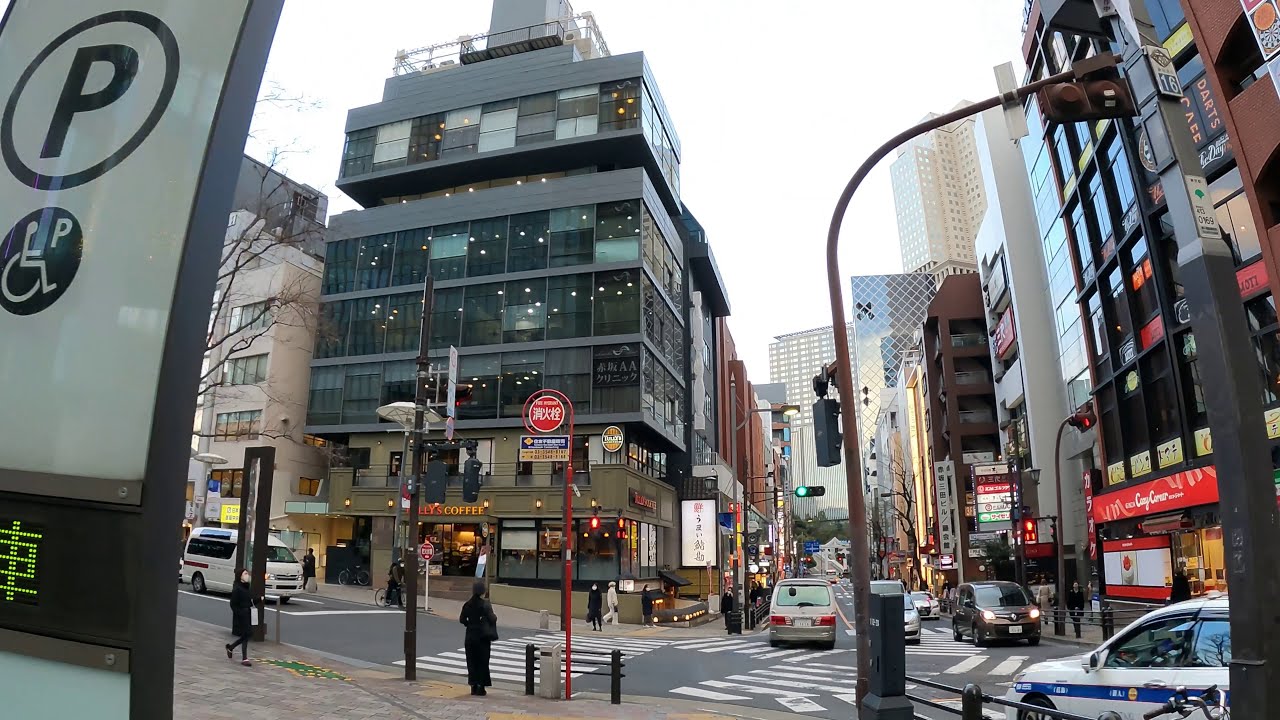 A Scenic Walk from Akasaka Station to The Prudential Tower | Tokyo Travel | Japan 4K ASMR