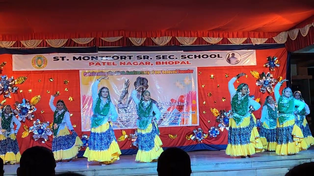 Bollywood hariyanvi fusion choreographed by Anamika vish st.montfort school bhopal 