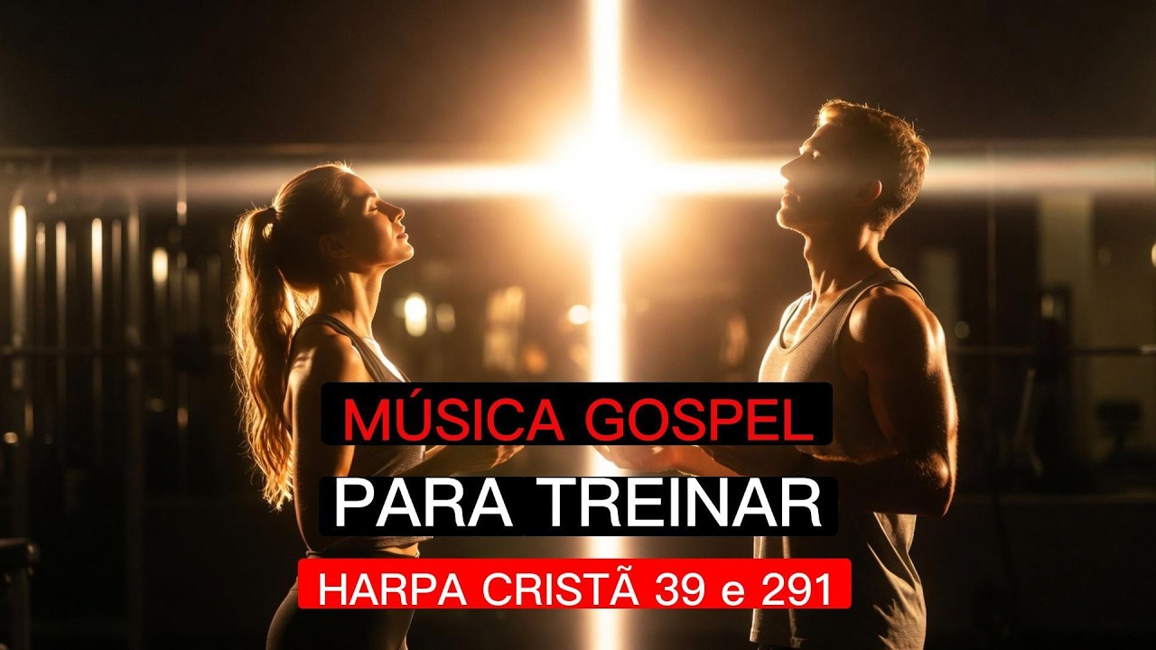 Músicas gospel para treinar — HARPA CRISTÃ 39 e 291 motivacional pra academia, corrida e HIT.